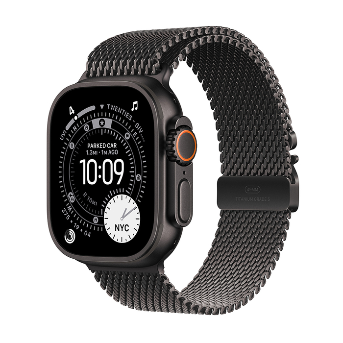 Apple Watch Ultra 3 with Milanese Loop